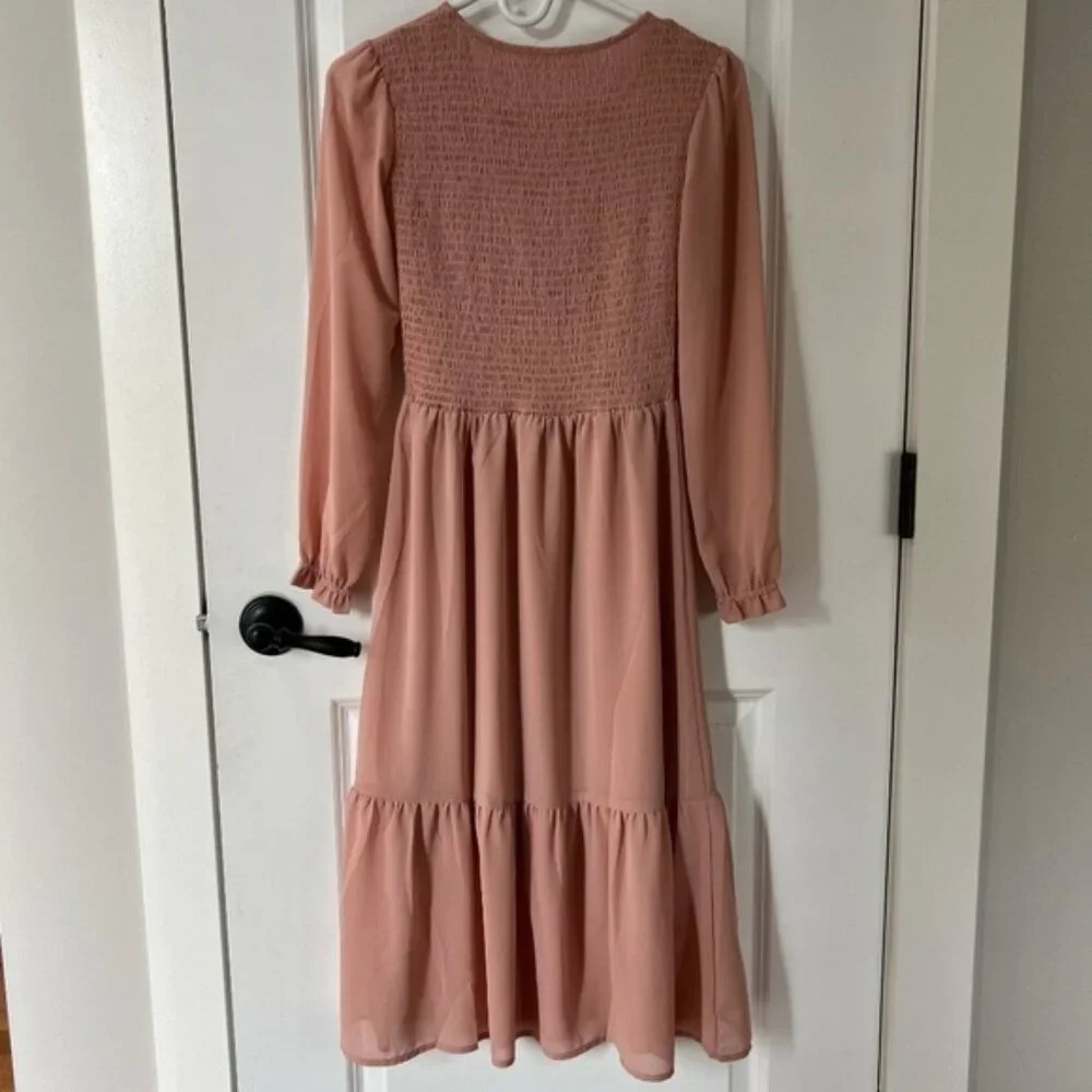 Mad about style dress Jilly Box Misty Rose NWT XS - Picture 5 of 7